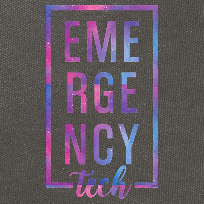 Emergency Room Tech ER Tech ER Technician Cotton Canvas Backpack