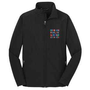 Errbody Round The World Gettin Tipsy Food And Wine Festival Core Soft Shell Jacket