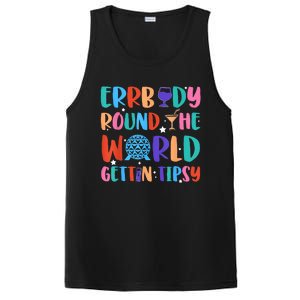 Errbody Round The World Gettin Tipsy Food And Wine Festival PosiCharge Competitor Tank