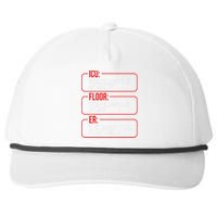 Emergency Room Technician Badge Reel ER Tech Essentials Snapback Five-Panel Rope Hat