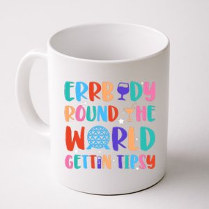 Errbody Round The World Gettin Tipsy Food And Wine Festival Coffee Mug