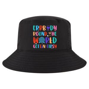 Errbody Round The World Gettin Tipsy Food And Wine Festival Gift Cool Comfort Performance Bucket Hat