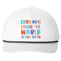 Errbody Round The World Gettin Tipsy Food And Wine Festival Gift Snapback Five-Panel Rope Hat