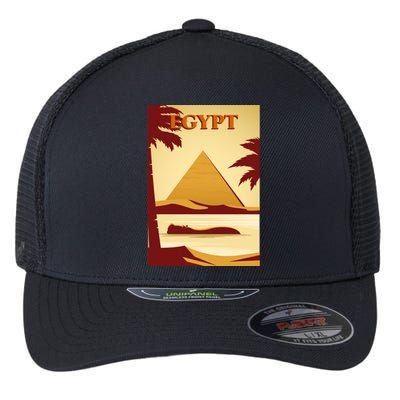 Egypt Retro Vintage Poster Flexfit Unipanel Trucker Cap