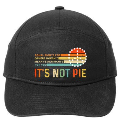 Equal Rights Vintage It’S Not Pie 7-Panel Snapback Hat
