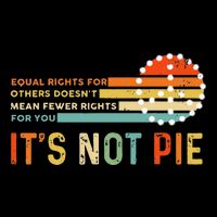 Equal Rights Vintage It’S Not Pie Baby Bodysuit