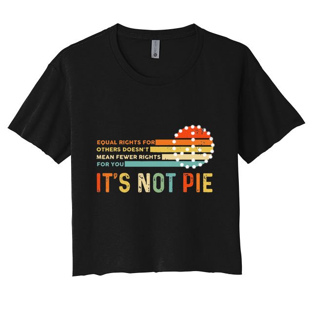 Equal Rights Vintage It’S Not Pie Crop Top