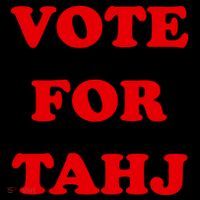 Efren Ramirez Wearing Vote For Tahj Full-Length Apron With Pockets