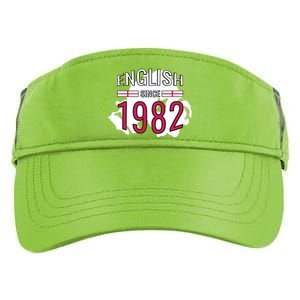 English Since 1982 Birthday Gift Adult Drive Performance Visor