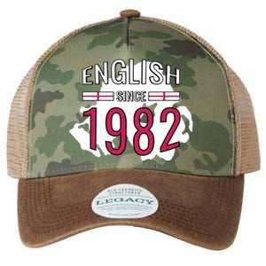 English Since 1982 Birthday Gift Legacy Tie Dye Trucker Hat