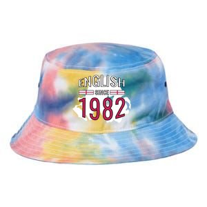 English Since 1982 Birthday Gift Tie Dye Newport Bucket Hat