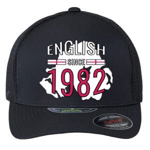 English Since 1982 Birthday Gift Flexfit Unipanel Trucker Cap