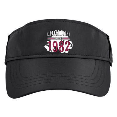 English Since 1982 Birthday Gift Adult Drive Performance Visor
