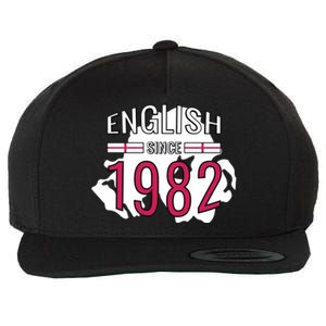 English Since 1982 Birthday Gift Wool Snapback Cap