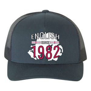 English Since 1982 Birthday Gift Yupoong Adult 5-Panel Trucker Hat