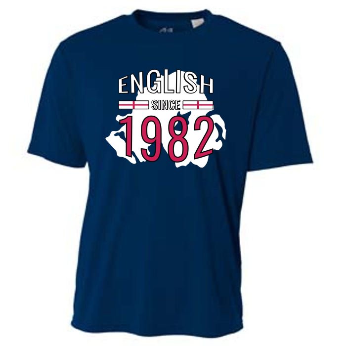 English Since 1982 Birthday Gift Cooling Performance Crew T-Shirt