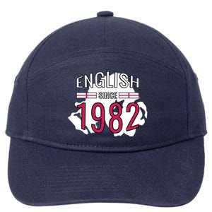 English Since 1982 Birthday Gift 7-Panel Snapback Hat