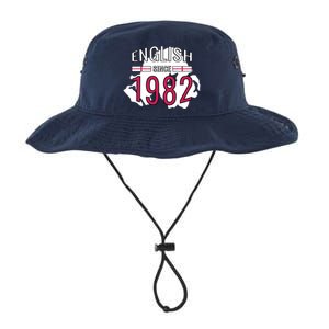 English Since 1982 Birthday Gift Legacy Cool Fit Booney Bucket Hat