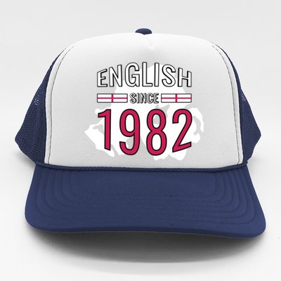 English Since 1982 Birthday Gift Trucker Hat