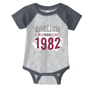 English Since 1982 Birthday Gift Infant Baby Jersey Bodysuit