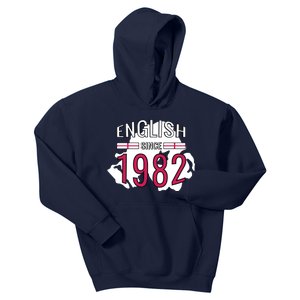 English Since 1982 Birthday Gift Kids Hoodie