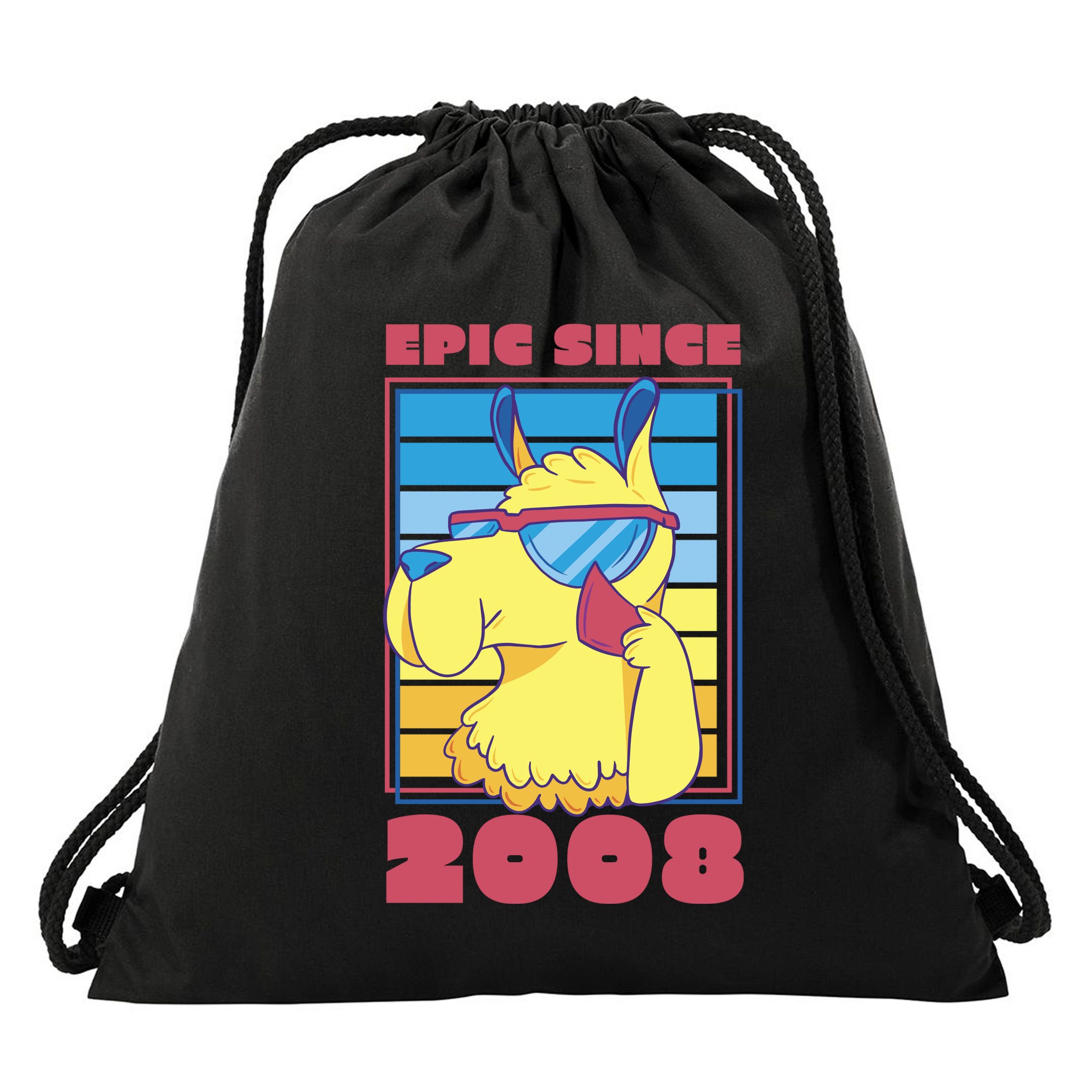 Epic Since 2008 Birthday Gift Drawstring Bag