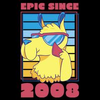 Epic Since 2008 Birthday Gift Drawstring Bag