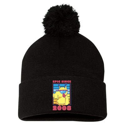 Epic Since 2008 Birthday Gift Pom Pom 12in Knit Beanie
