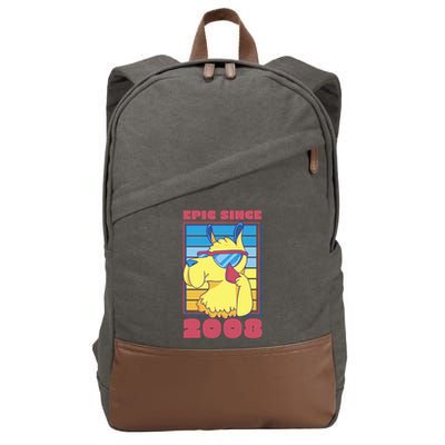 Epic Since 2008 Birthday Gift Cotton Canvas Backpack