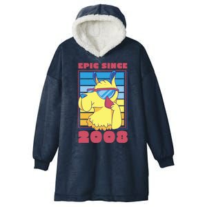 Epic Since 2008 Birthday Gift Hooded Wearable Blanket