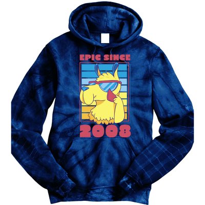 Epic Since 2008 Birthday Gift Tie Dye Hoodie