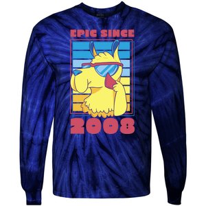 Epic Since 2008 Birthday Gift Tie-Dye Long Sleeve Shirt