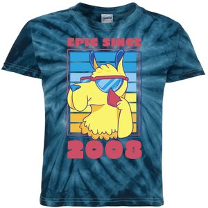 Epic Since 2008 Birthday Gift Kids Tie-Dye T-Shirt