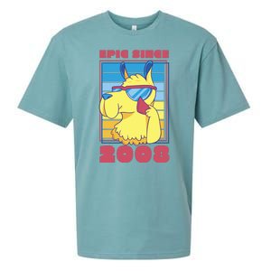 Epic Since 2008 Birthday Gift Sueded Cloud Jersey T-Shirt