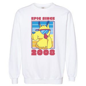 Epic Since 2008 Birthday Gift Garment-Dyed Sweatshirt