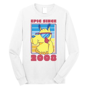 Epic Since 2008 Birthday Gift Long Sleeve Shirt