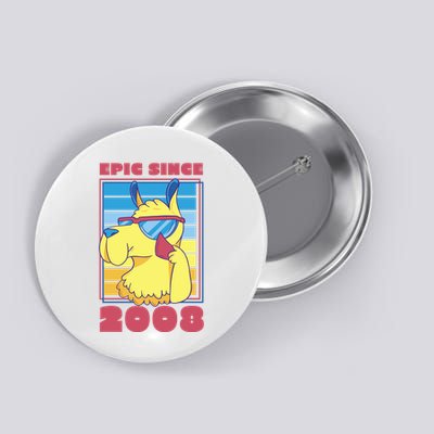 Epic Since 2008 Birthday Gift Button