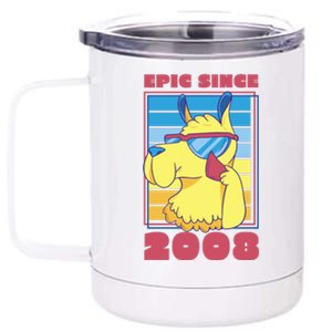 Epic Since 2008 Birthday Gift 12 oz Stainless Steel Tumbler Cup