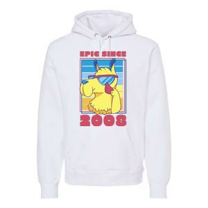 Epic Since 2008 Birthday Gift Premium Hoodie