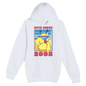 Epic Since 2008 Birthday Gift Premium Pullover Hoodie