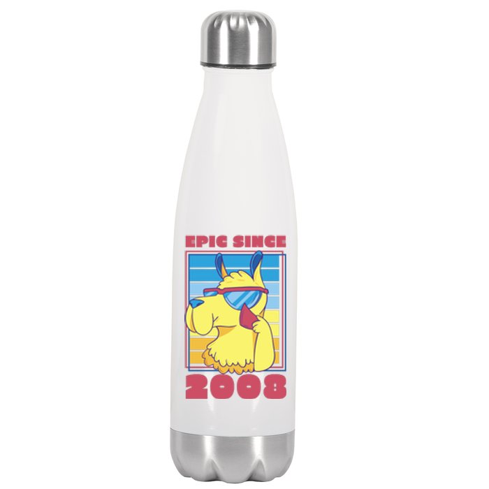 Epic Since 2008 Birthday Gift Stainless Steel Insulated Water Bottle