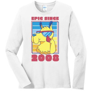 Epic Since 2008 Birthday Gift Ladies Long Sleeve Shirt