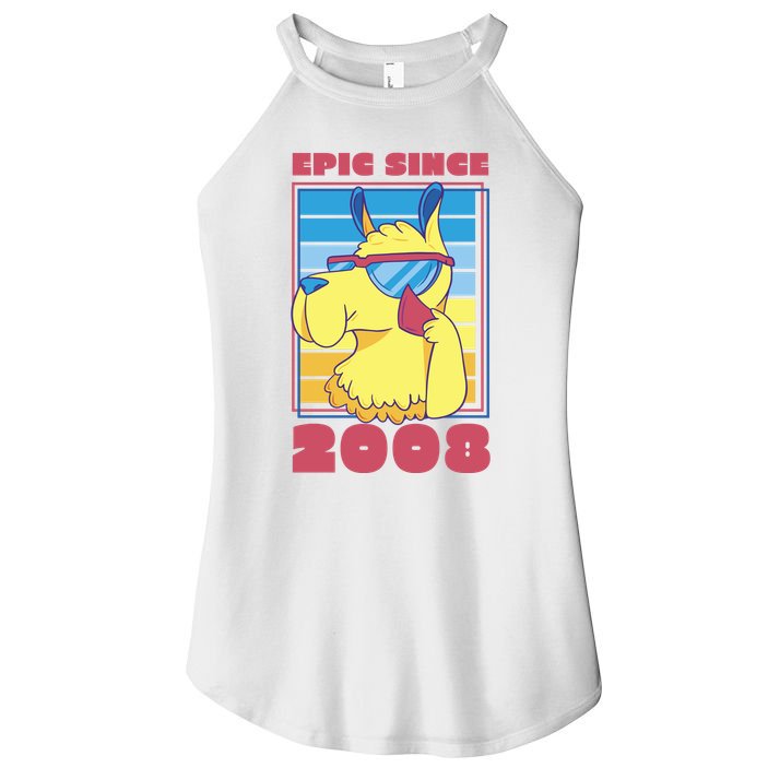 Epic Since 2008 Birthday Gift Women's Perfect Tri Rocker Tank