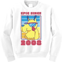 Epic Since 2008 Birthday Gift Kids Sweatshirt