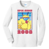 Epic Since 2008 Birthday Gift Kids Long Sleeve Shirt