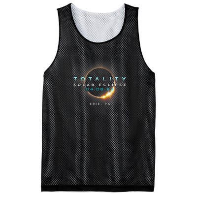 Eclipse Solar 2024 Erie Pa Totality 04 08 24 Mesh Reversible Basketball Jersey Tank