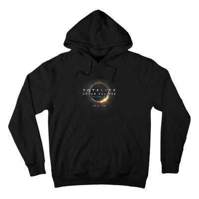 Eclipse Solar 2024 Erie Pa Totality 04 08 24 Tall Hoodie