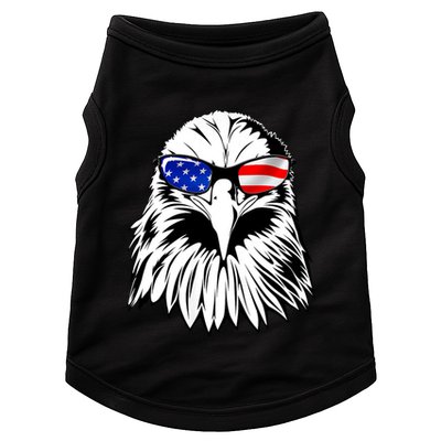 Eagle Sunglasses 4th Of July American Flag Doggie Tank