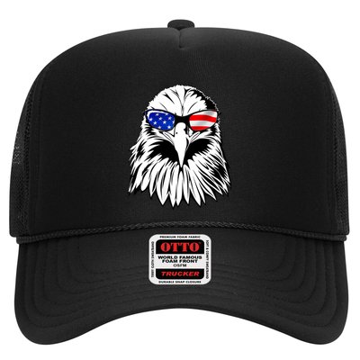 Eagle Sunglasses 4th Of July American Flag Trucker Hat