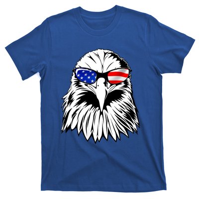 Eagle Sunglasses 4th Of July American Flag T-Shirt